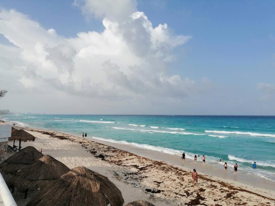 Placentero Depa En Mar Caribe! Cancún Eksteriør bilde